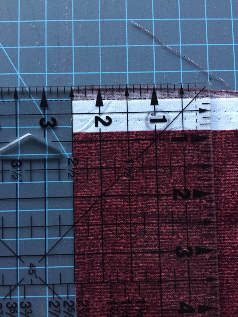 measure right to left on the ruler