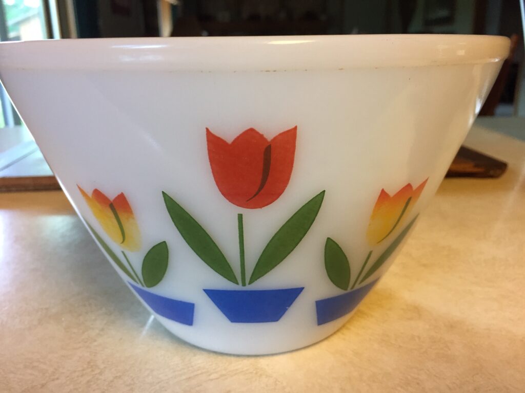 tulip fire king bowl