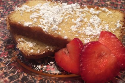 slices of pound cake