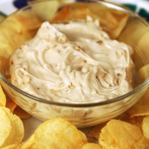Garlic and Onion Chip Dip Our Favorite! lakegirlquilts