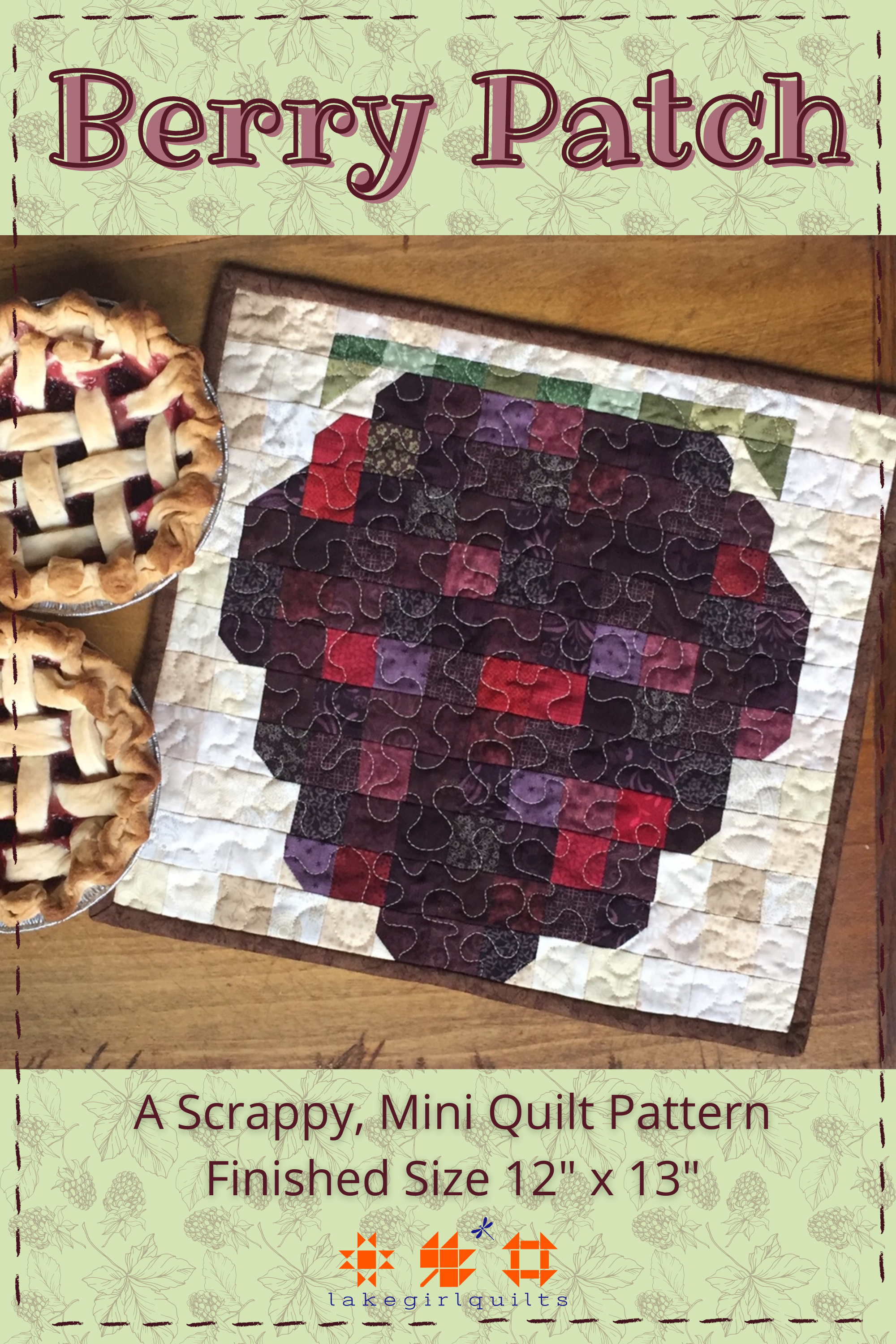 Easy Quilt Pattern for Beginners ~ Berry Patch! - lakegirlquilts